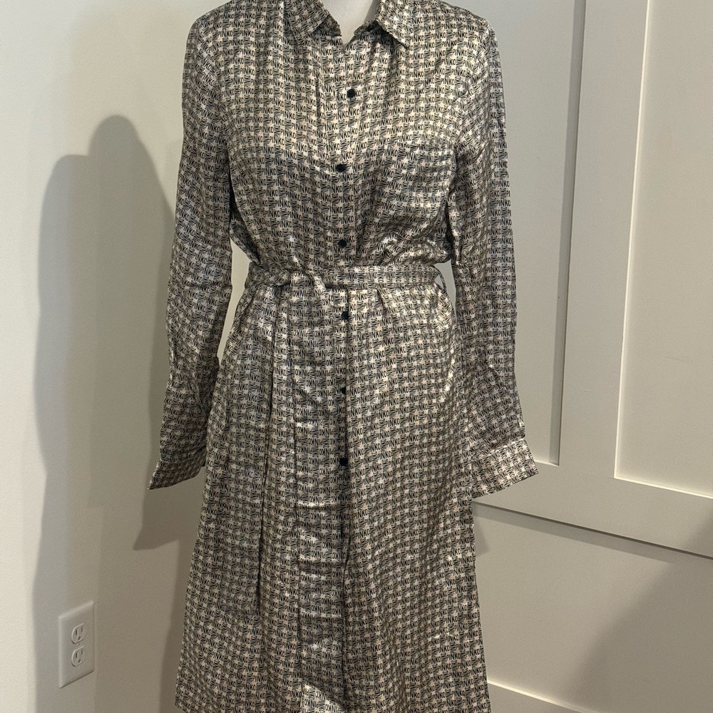 Pinko Alicia 15 Abito Twill Stampa P Black/Nude